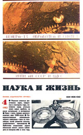 Обложка журнала «Наука и жизнь» №4 за 1982 г.