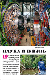 Обложка журнала «Наука и жизнь» №10 за 2012 г.