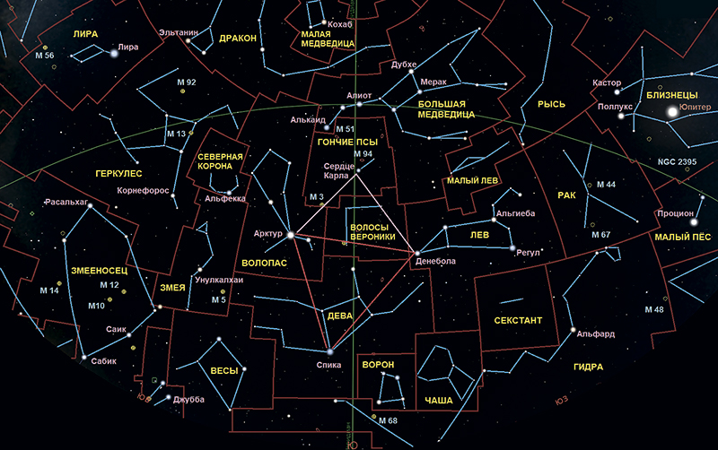 Время Гончих псов. Весеннее небо