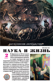 Обложка журнала «Наука и жизнь» №2 за 2007 г.